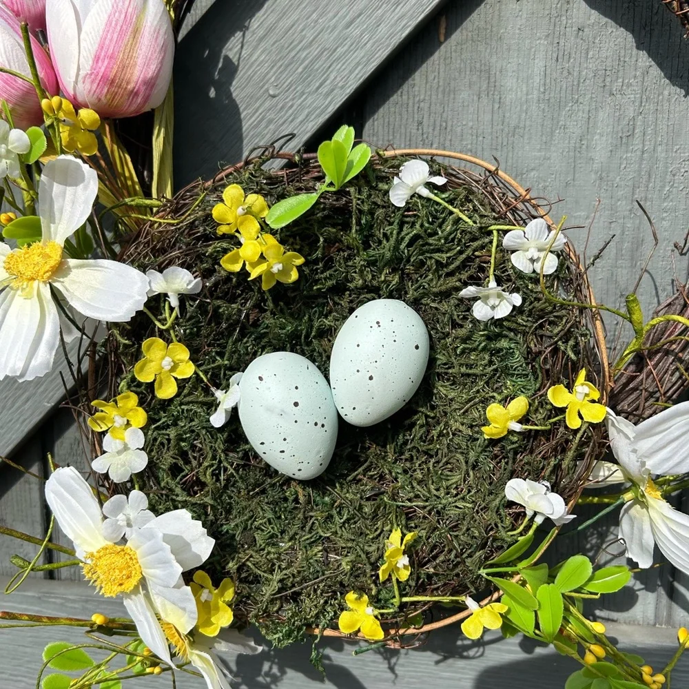 Handcrafted Grapevine Spring Wreath